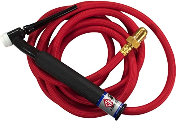 CK WORLDWIDE CK26 Air Cooled TIG Torch Kit, Flex, 200A, 12.5', 1-Pc, Super-Flex